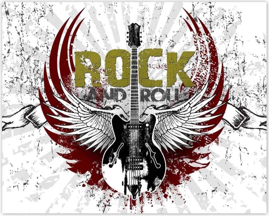 Poszterek 50x40 Rock And Roll Gitár