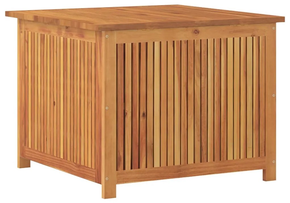 tömör akácfa kerti tárolóláda 75x75x58 cm