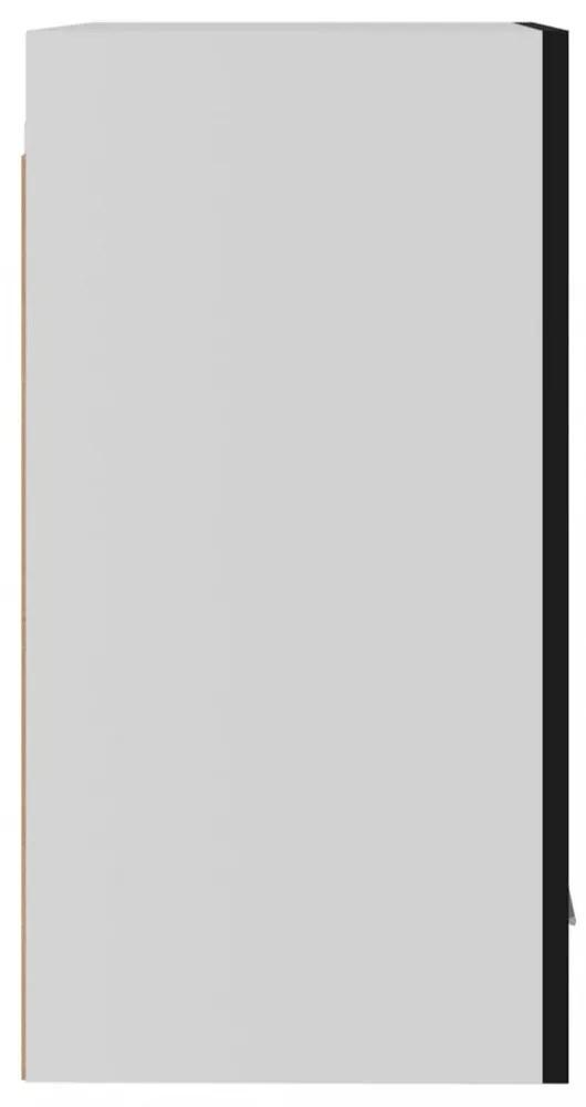 “Lyon” fekete szerelt fa függő szekrény 39,5 x 31 x 60 cm