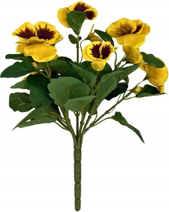 Árvácska csokor árvácska 30 cm sárga-barna