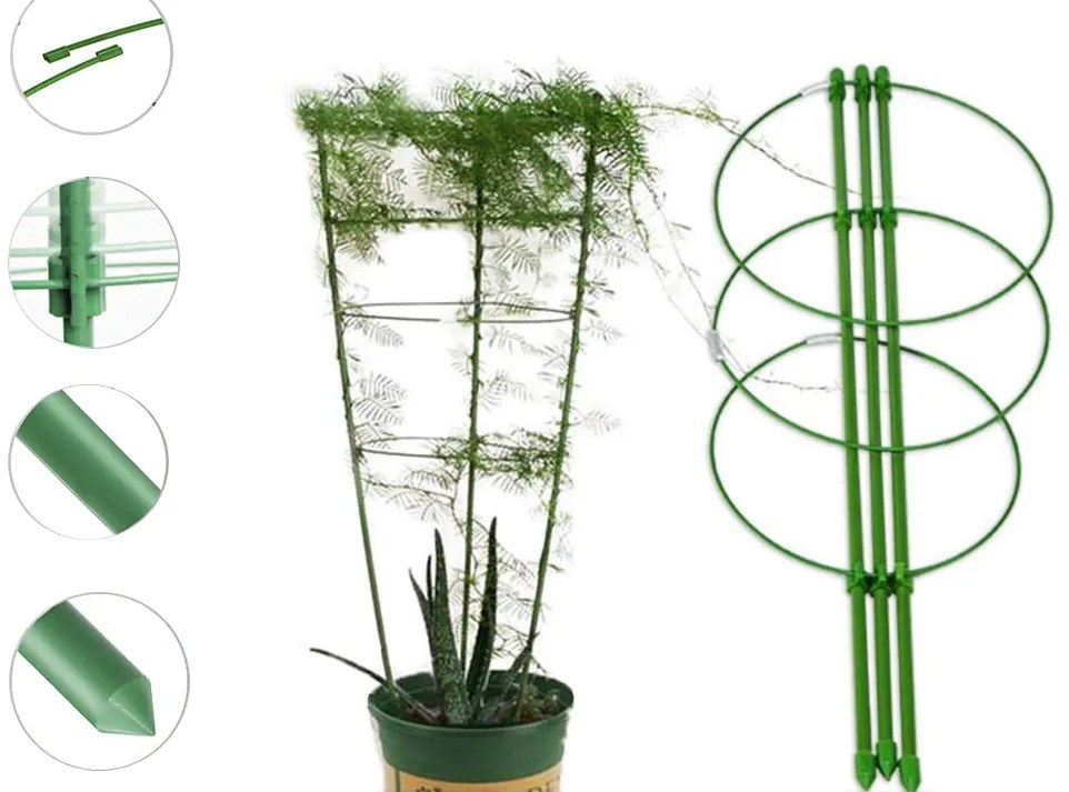 Kör alakú növénytámasz cserepes növényekhez - VERK 01894 - 3 kör