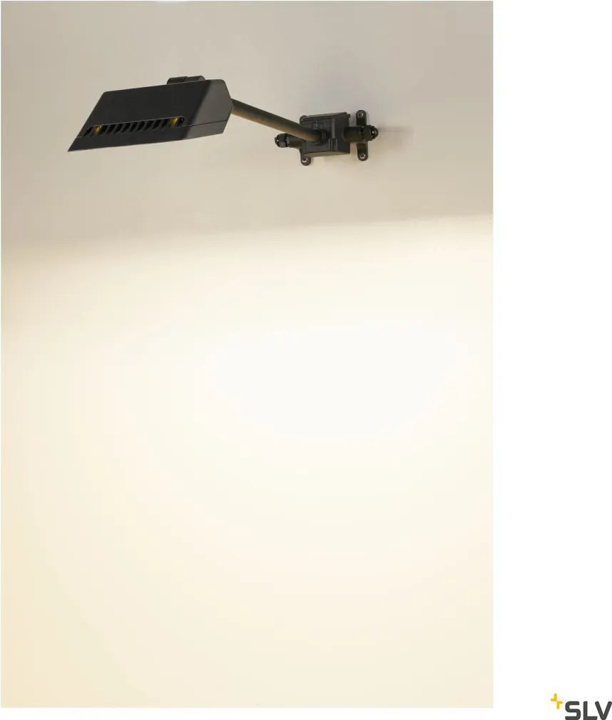 SLV 1000880 TODAY Modern Kültéri Fali Lámpa Fekete LED IP65