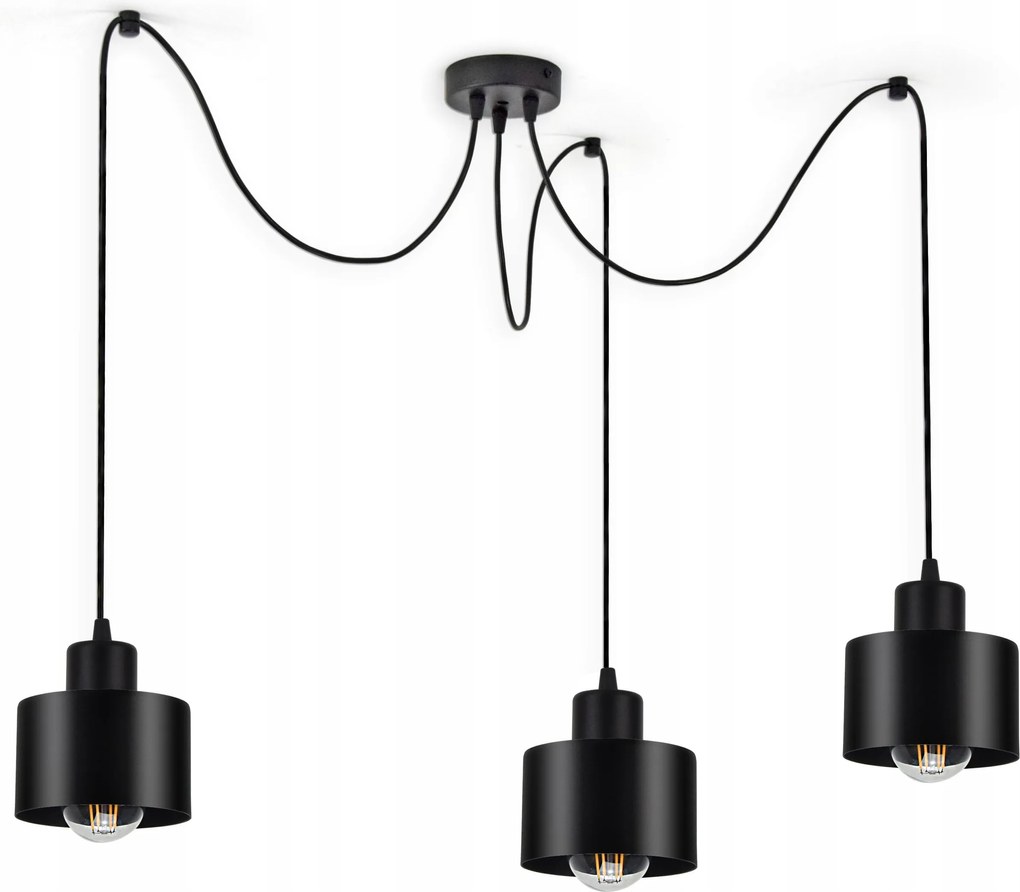 Mennyezeti Függőlámpa Csillár Pók Edison Loft