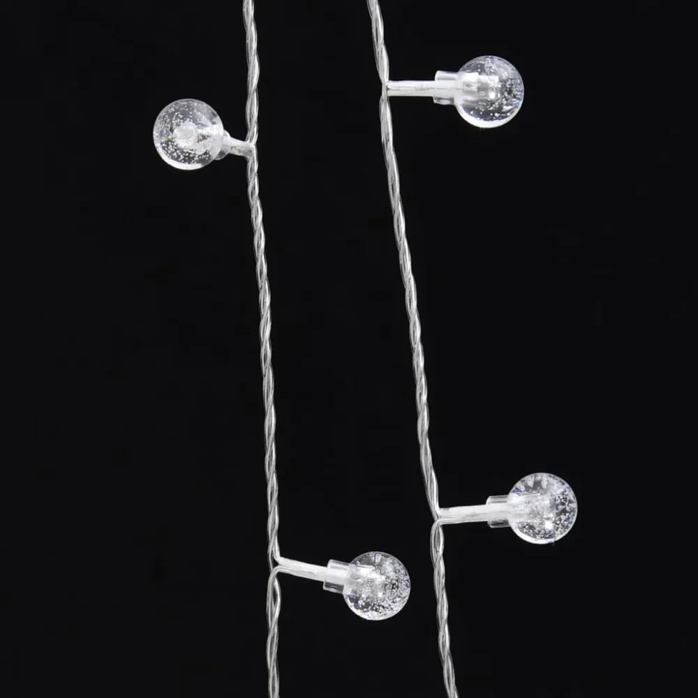 gömb alakú 8 funkciós színes tündérfényfüzér 200 LED-del 20 m