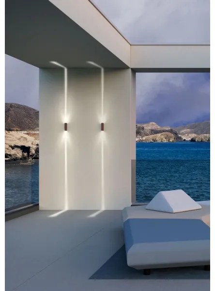 Redo 90424 - LED Kültéri fali lámpa ACE LED/5,84W/230V 4000K IP54 barna