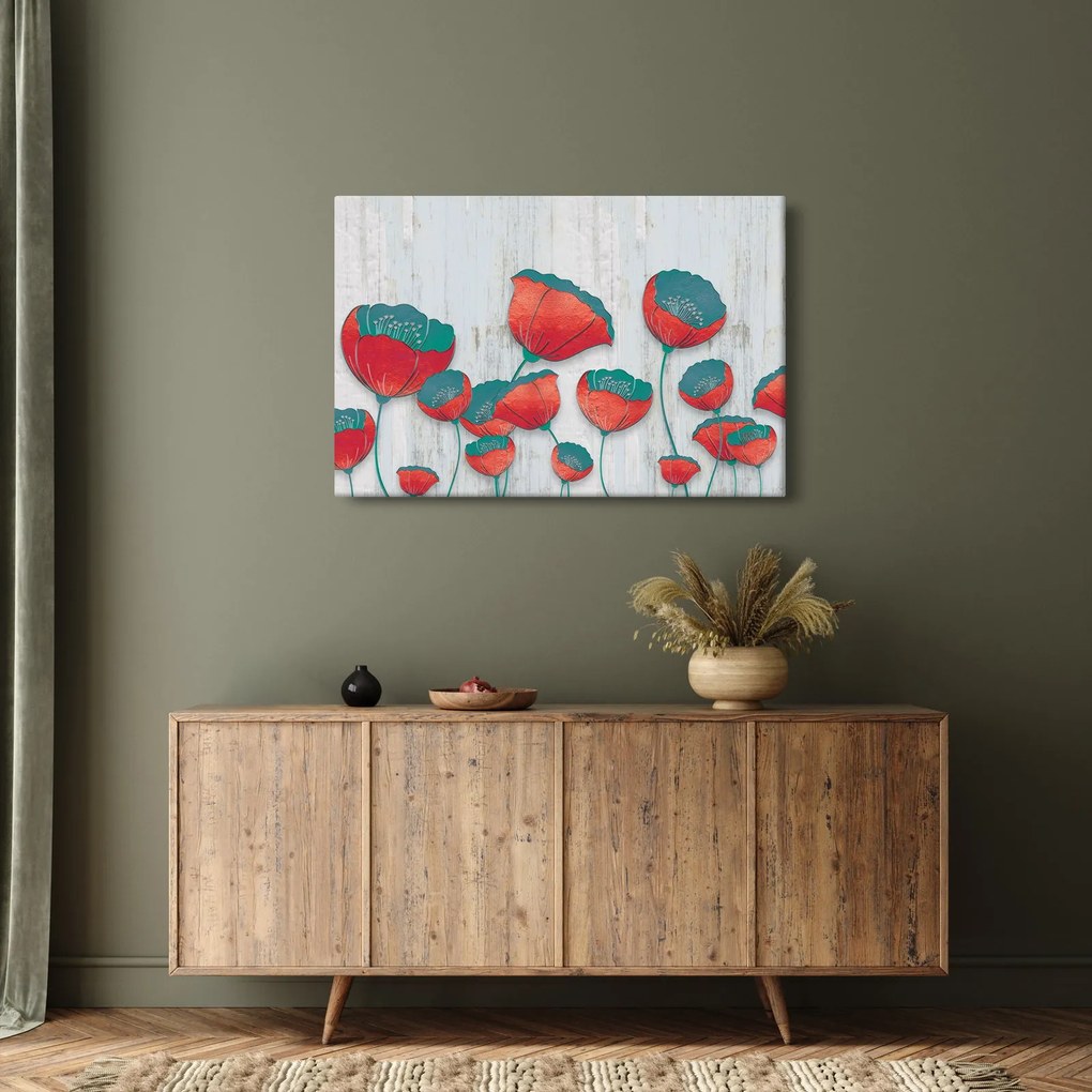 Kép - Pipacsok - kerozin (90x60 cm)