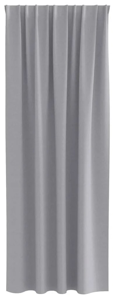 Függönyök függönyökkel 2 pcs Világosszürke 260x140cm Poliészter