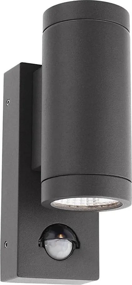 Redo 9453-LED Kültéri fali lámpatest mozgásérzékelővel VINCE 2xLED/3W/230V IP54 antracit