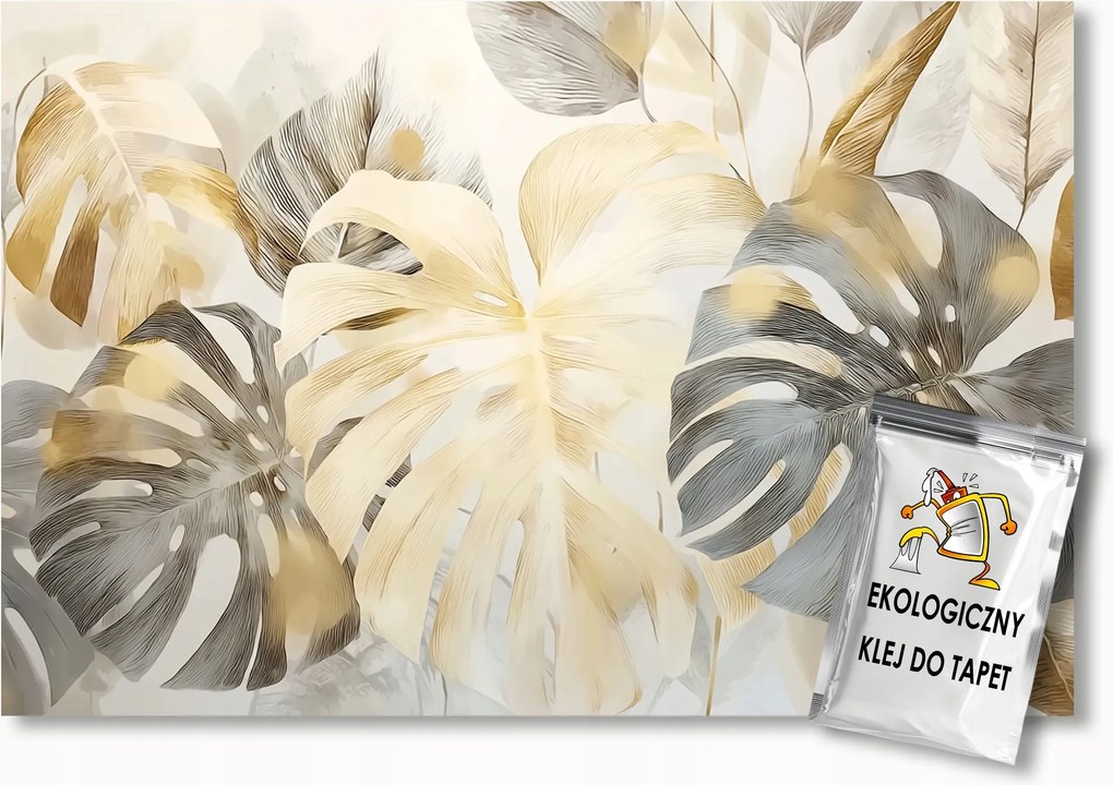 Fotótapéta Flizelina Grafika Természet Növények Levelek Monster 200x140 ragasztó