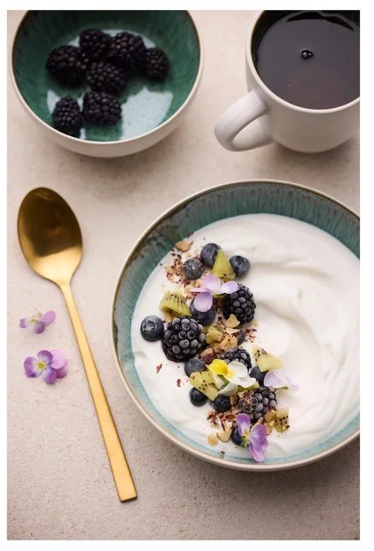 Fehér-zöld kőedény tálka 850 ml Gastro White/Green – Bitz