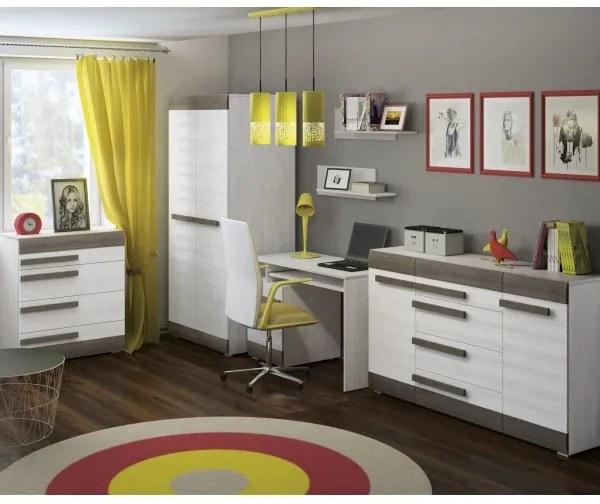 Fali polc SARPA 23x92 cm fehér