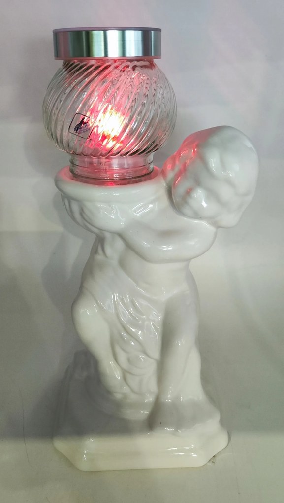 Angyal porcelán ZC-A3B fehér napelemes duo Cz/ darab