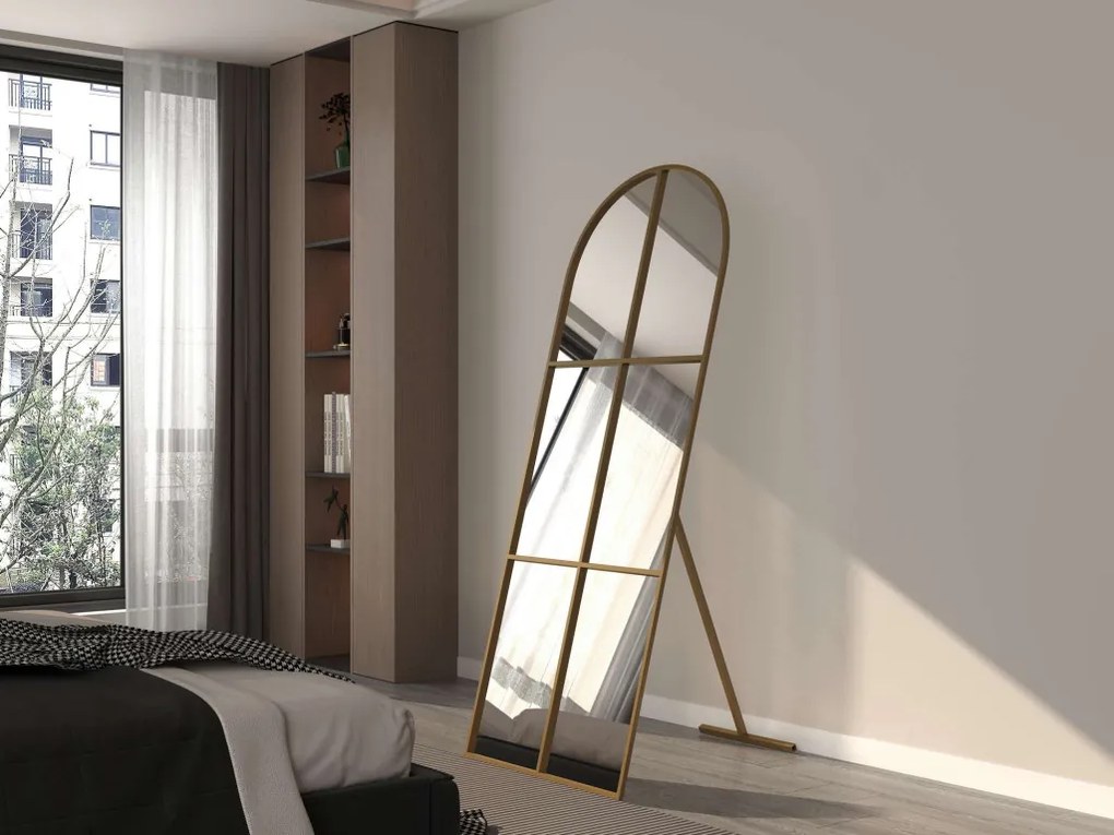 Influencer tükör, arany, 70 cm