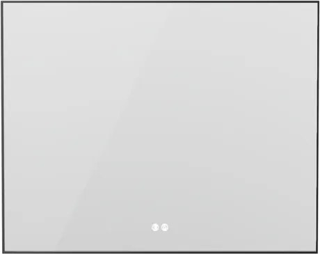 Erga Megan, LED tükör 120x80cm fekete keretben, 3105 lm, 3 fényszín, háttérvilágítás, ERG-V01-MEGAN-1280-BK