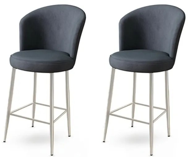 Alte Anthracite bárszék szett, 2 db, 2 db