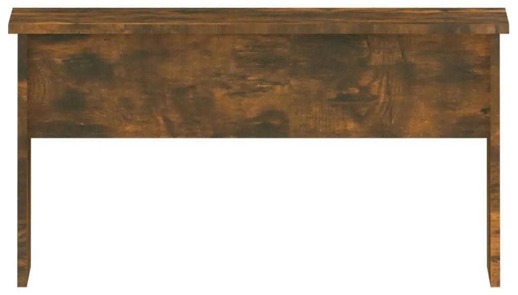 Füstös tölgy színű szerelt fa dohányzóasztal 80x50,5x41,5 cm