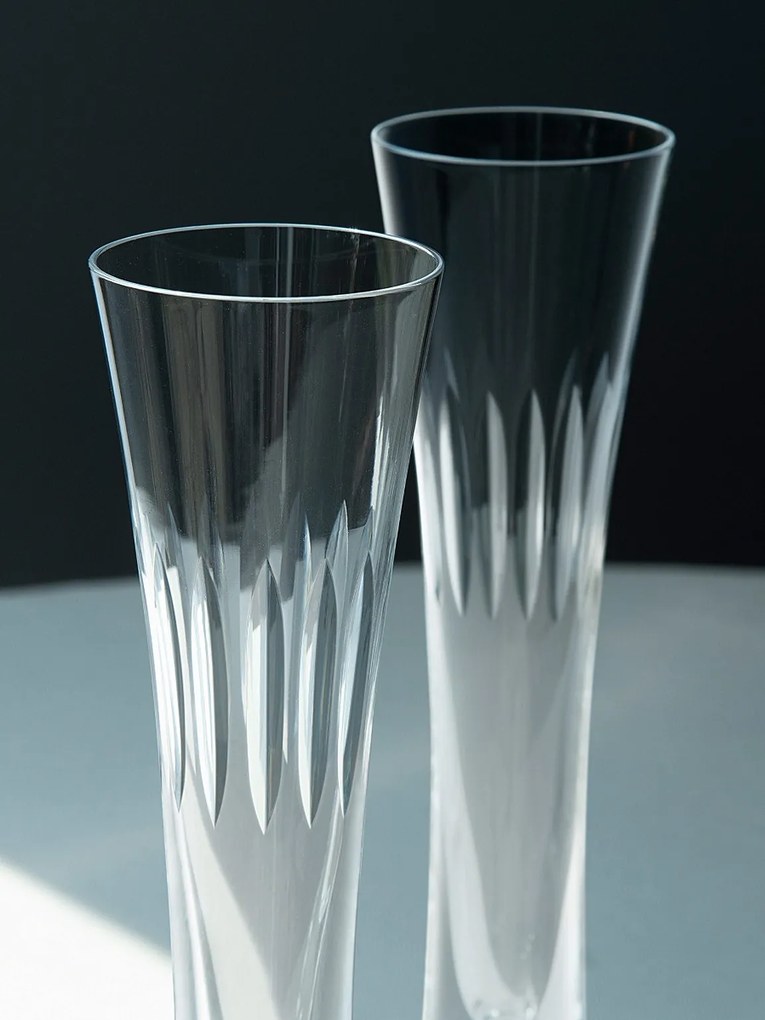 Pezsgős pohár Moya Cut, 170 ml, átlátszó, 2 db-os készlet - LSA International