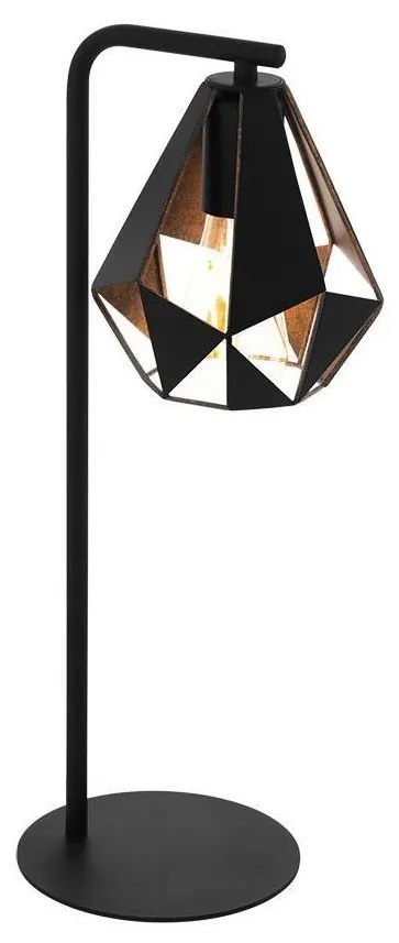 Eglo 43058 - Asztali lámpa CARLTON 1xE27/60W/230V
