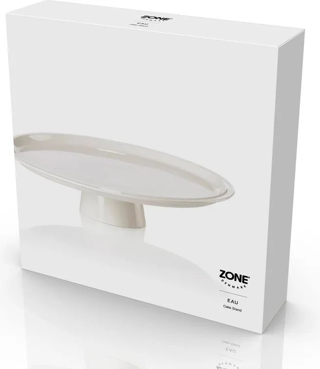 Porcelán tortatartó tálca Eau – Zone