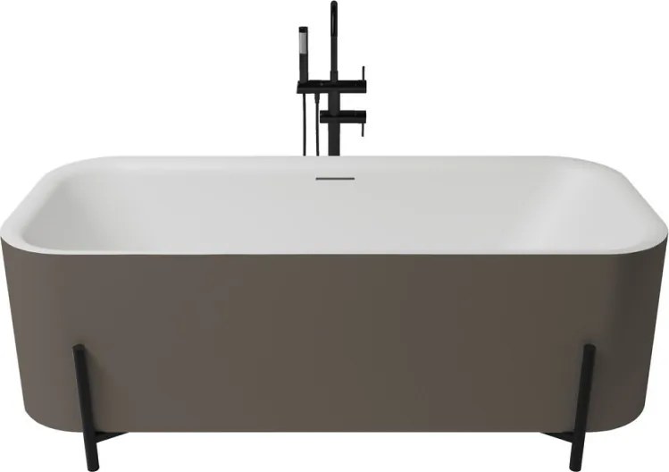 Aura szabadonálló kád_75x170_Moka/Blanco Mate