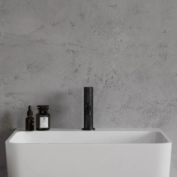 OMNIRES Y1210NBL - Mosdócsap Y 16,2 cm félmatt fekete