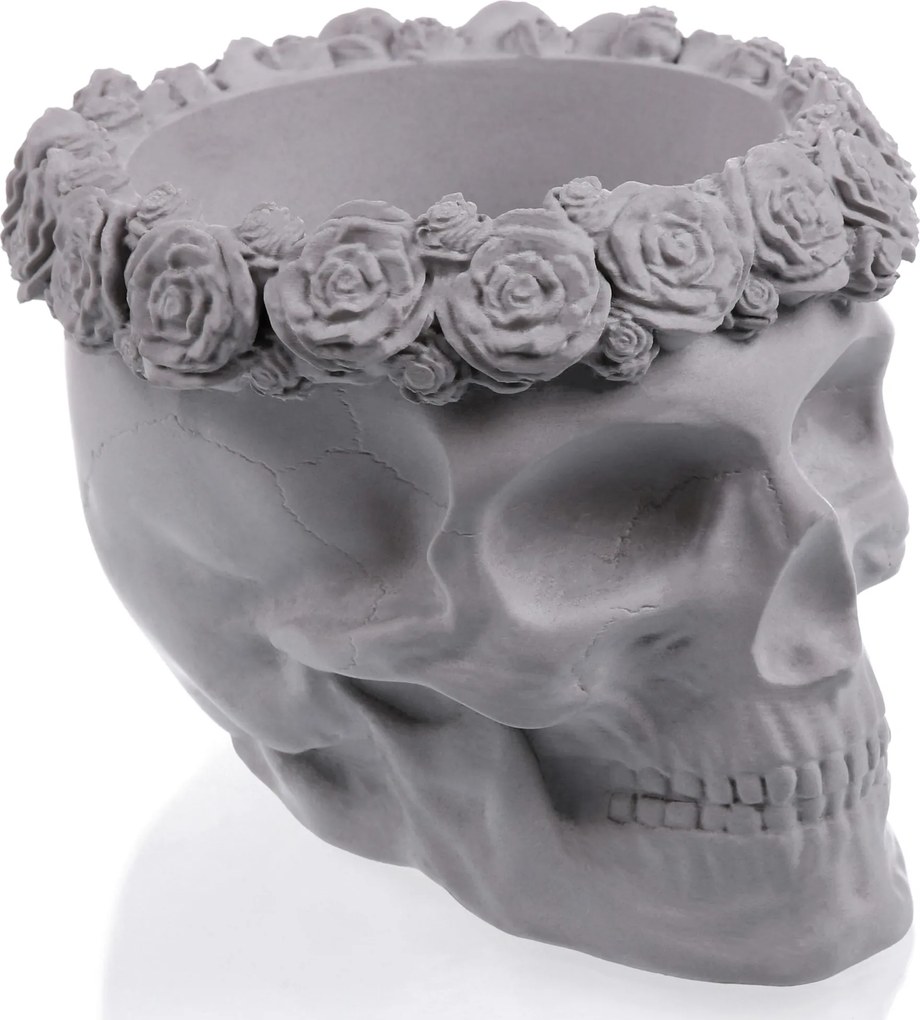 Koponya Virágok Festetlen Virágcserép 9 cm Virágcserép