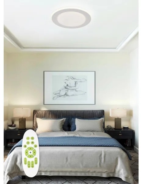 Top Light - LED Dimmelhető mennyezeti lámpa LED/51W/230V fehér + távirányító