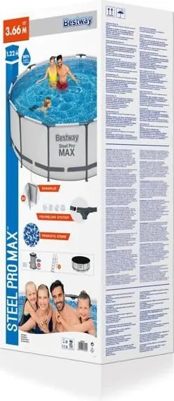 Bestway Navagio fémvázas medence szett 366 x 122 cm