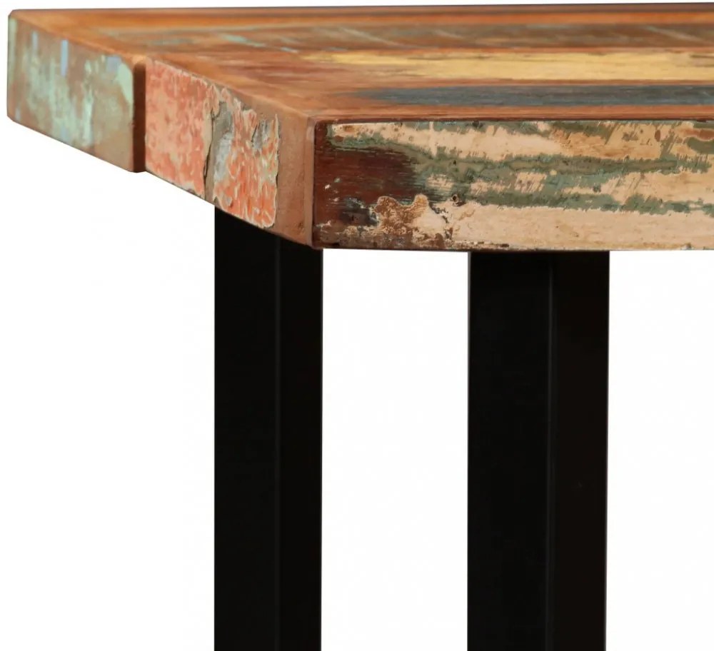 7 részes tömör újrahasznosított fa/valódi bőr bárszett