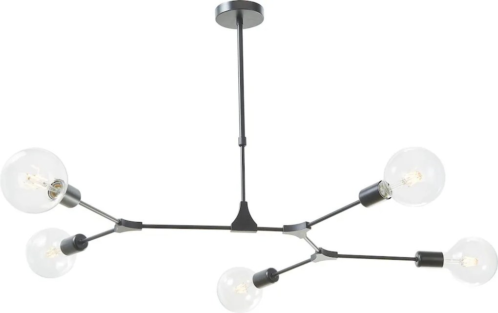 Dar lighting modern függeszték euphemia fekete dareup0539