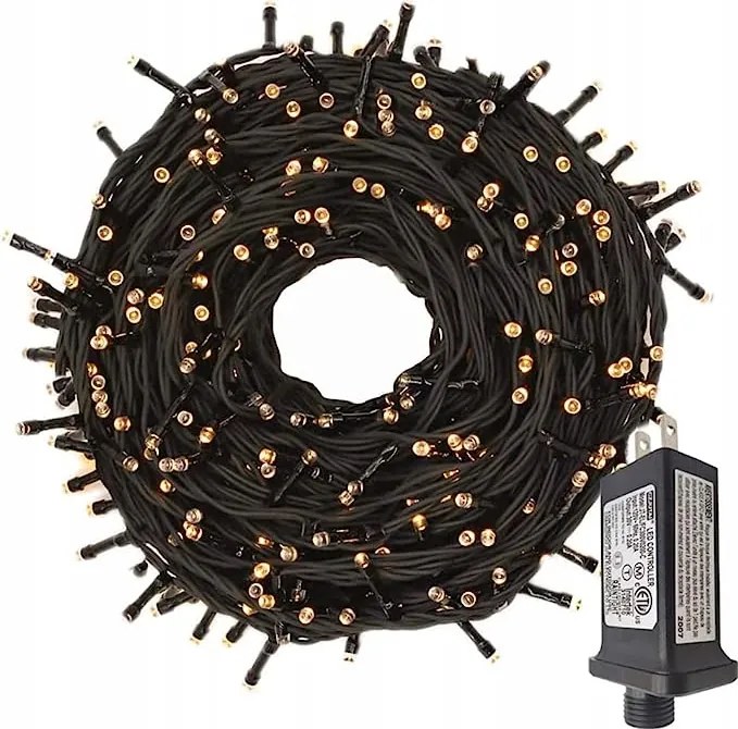 LED-es karácsonyfa lámpák 300 db meleg fehér Yasenn