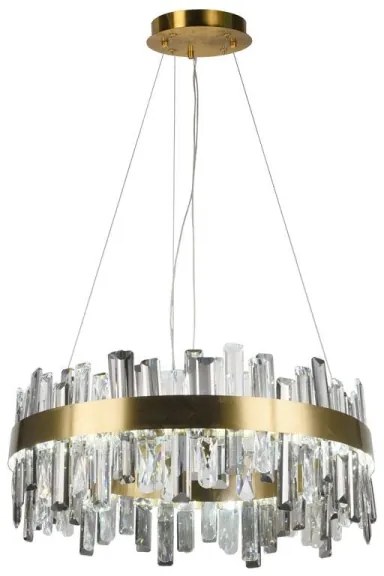 LED állítható fényerejű kristály csillár kábellel LED/80W/230V + DO