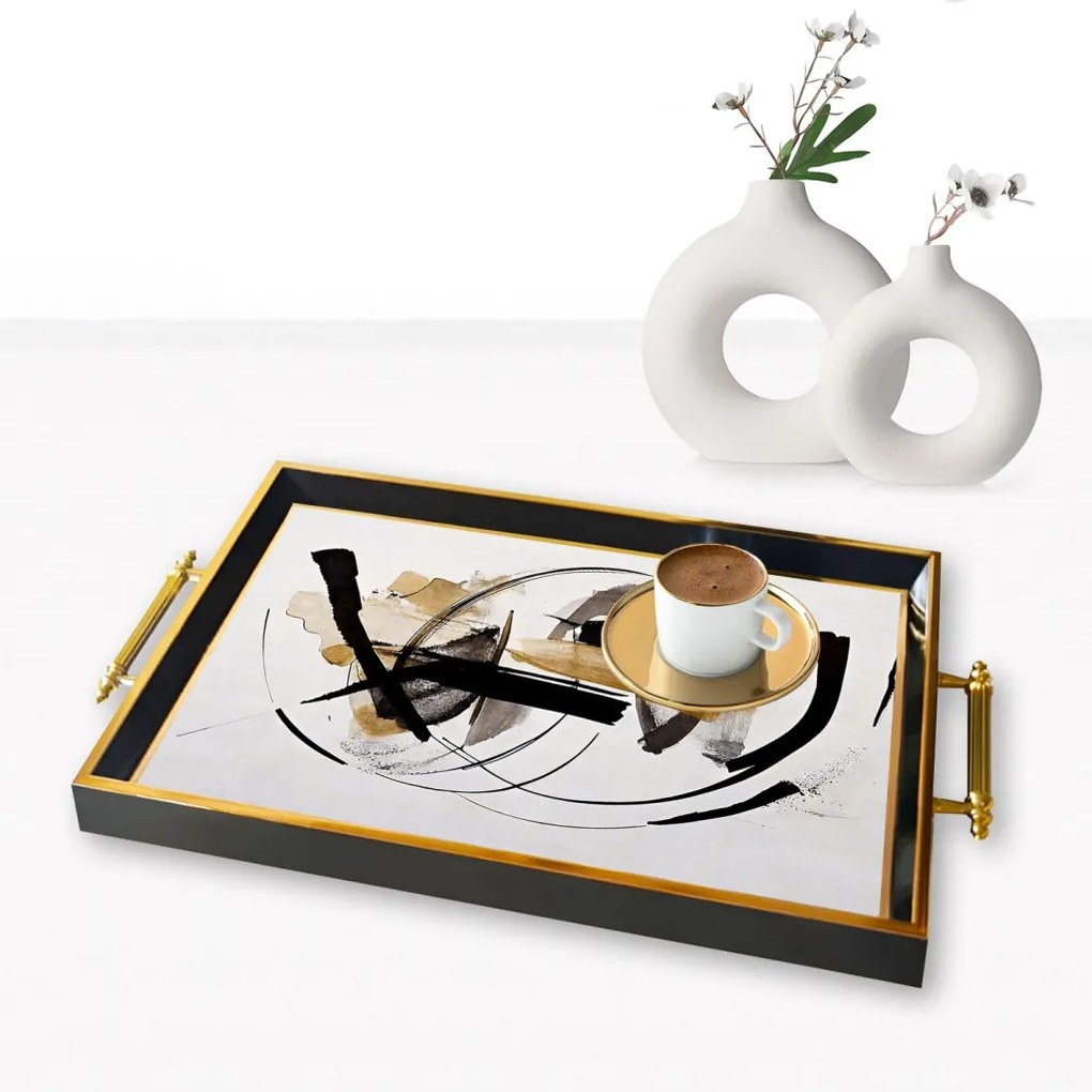 Üveg tálca, 38×24 cm – TPA9836