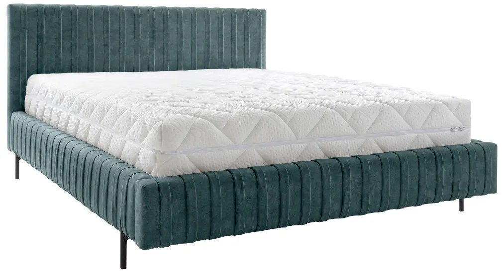 PLIO kárpitozott ágy, 160x200, relax 38