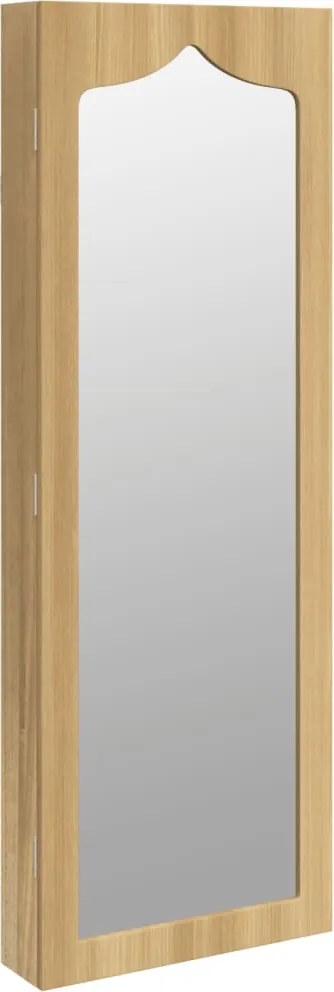 vidaXL falra szerelhető tükrös ékszerszekrény 37,5x10x106 cm