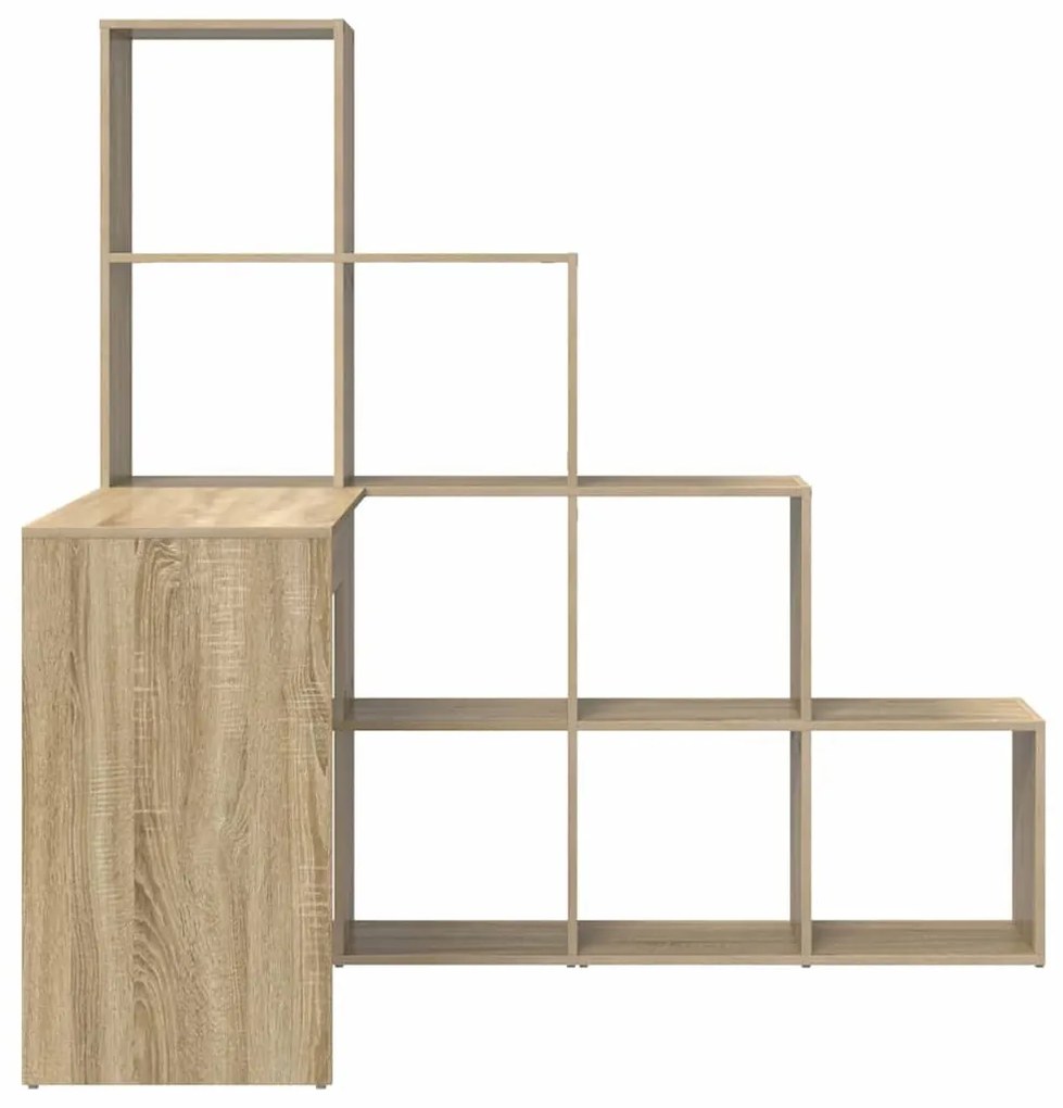 Sarokíróasztal sonoma tölgy 101,5 x 149,5 x 149,5 cm Faanyag