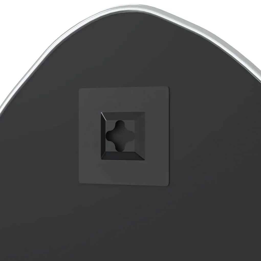 ezüstszínű falitükör 60x50 cm