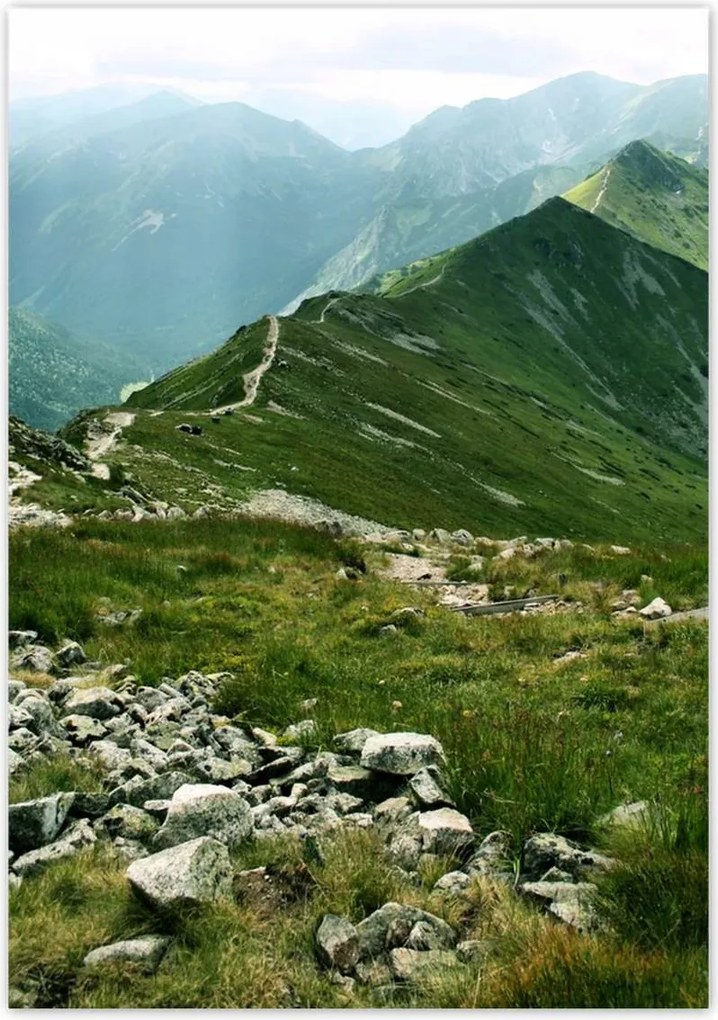 Poszterek 70x100 Tátra Lengyel hegyek Kilátás