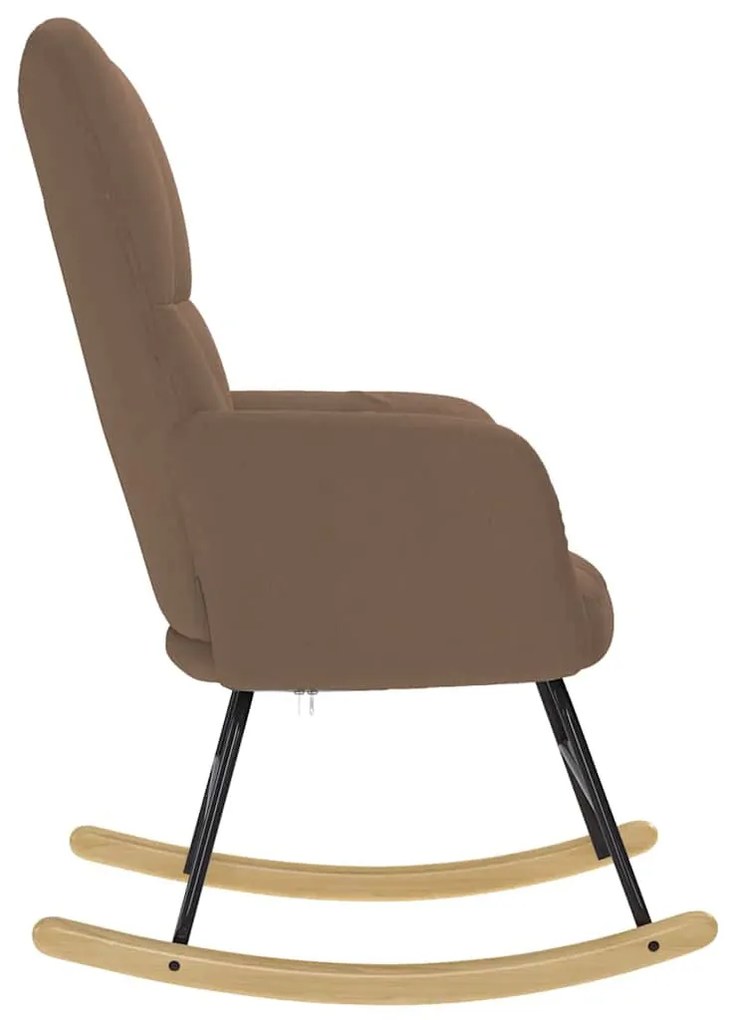 barna szövet hintaszék