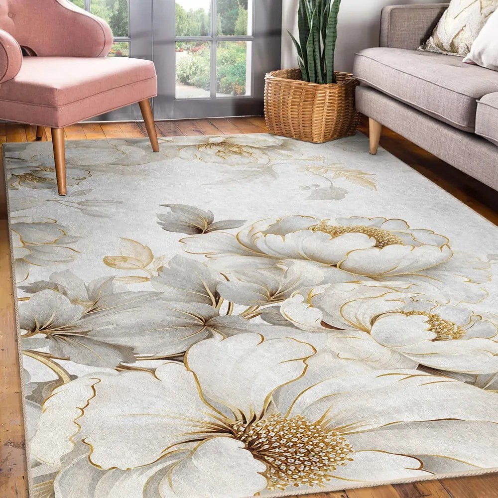Krémszínű mosható szőnyeg 160x230 cm Soft and Gentle – Mila Home