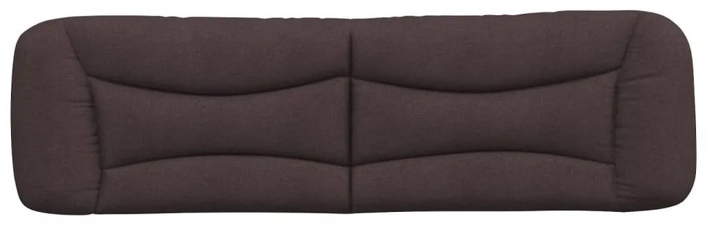 sötétbarna szövet fejtámla párna Hvar 180 cm