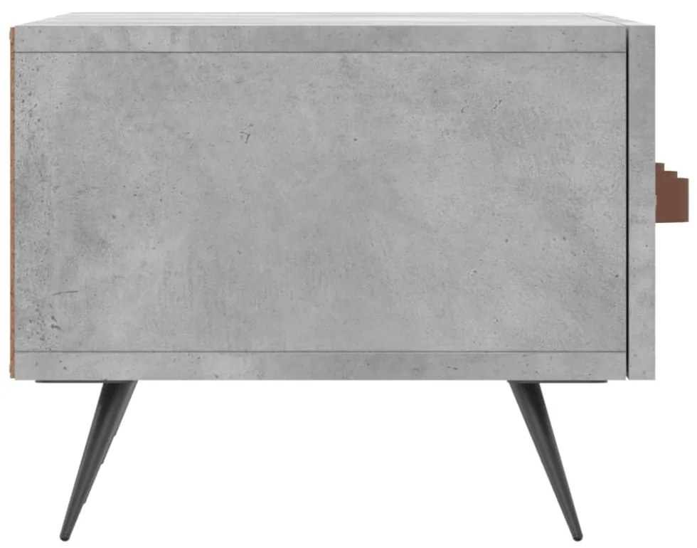 betonszürke szerelt fa TV-szekrény 150 x 36 x 50 cm