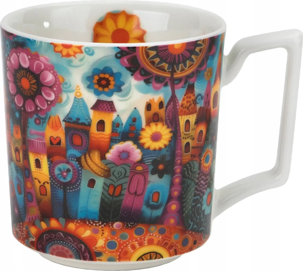 Porcelán bögre 450 ml Modern City Ajándék Anyák és Apák napjára