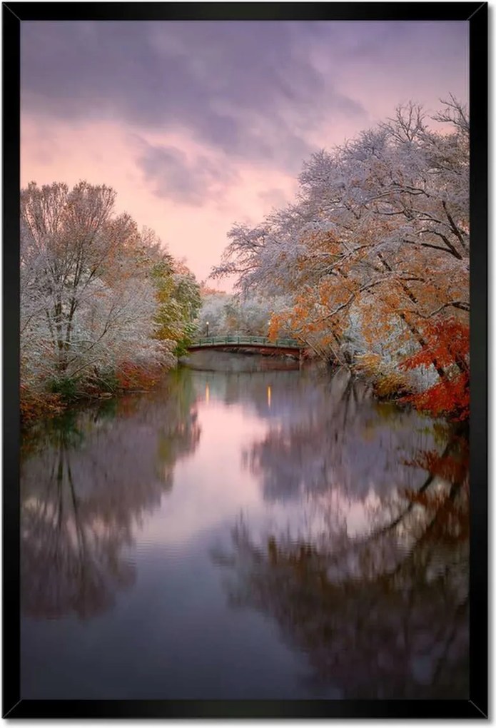 Poszterek keretben 40x60 Híd Építészet Tájkép
