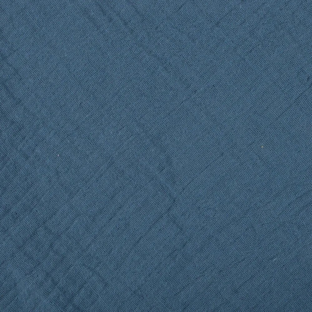 Kék muszlin gyerek takaró 75x75 cm – Bébé Douceur