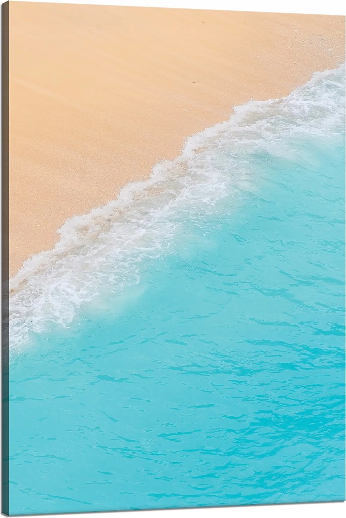 Vászonkép Tengerpart Csendes Víz Nap 80x120 cm Ideális ajándék