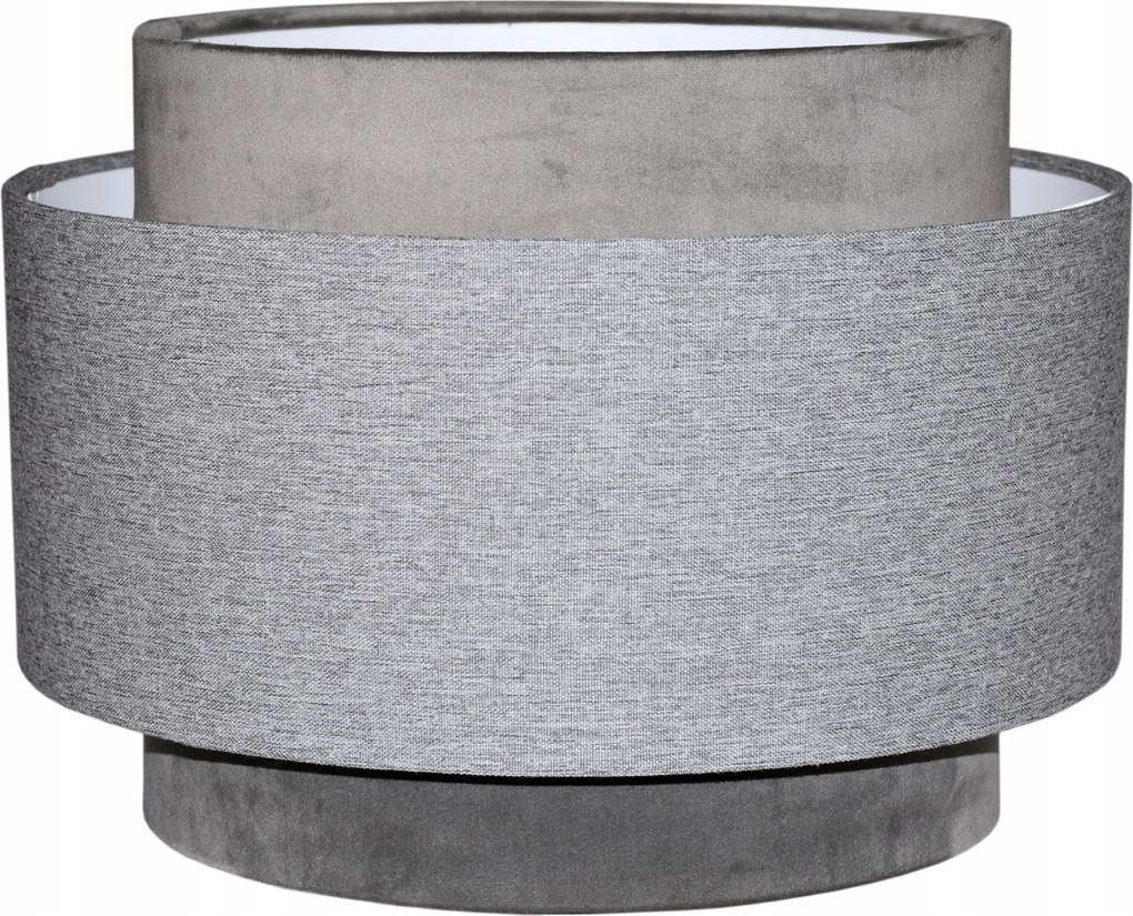 Lámpaernyő Álló Mennyezeti Lámpához Csillár 35/25 cm E27 Szürke Avola