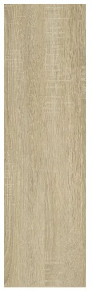 sonoma tölgy szerelt fa fali polc 75 x 16 x 55 cm