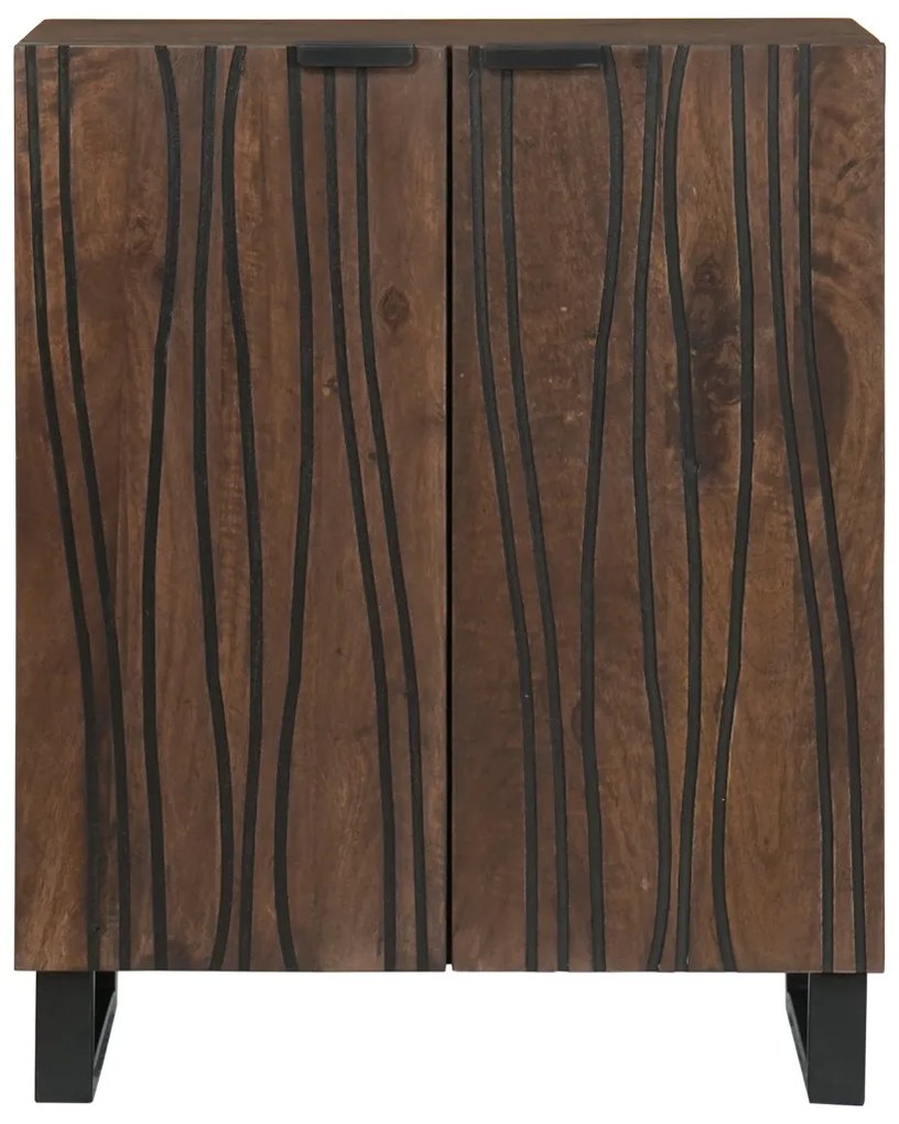 Konyhaszekrény 60 x 33,5 x 75 cm Tömör Mangófából
