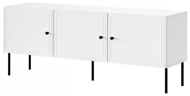 TV szekrény Bas 150 3D (fehér + fekete)  . 1106191